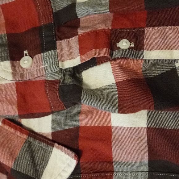 Men's Club Monaco® Plaid Flannel - Slim Fit - Picture 6 of 7